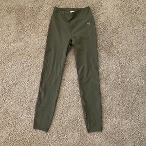 Tracksmith Allston Tights, Olive, Size Small